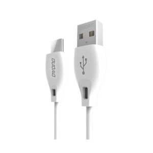 Cablu de Date & Incarcare Dudao pentru iPhone, 2.1 Amperi, 2 metri, Alb