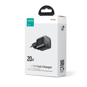 Incarcator retea Joyroom Mini JR-TCF02, USB-C, Quick Charge, 20W, Negru