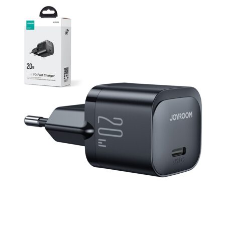 Incarcator retea Joyroom Mini JR-TCF02, USB-C, Quick Charge, 20W, Negru