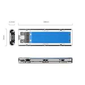 Rack Extern Orico TCM2-C3 M.2 NVMe USB Type-C Black