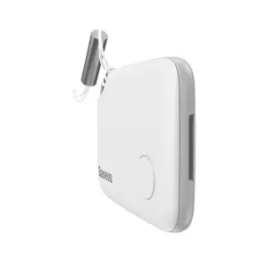 Dispozitiv anti-pierdere Smart Baseus T2 Pro cu snur, Bluetooth, Alb