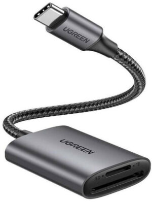Cititor de carduri USB-C, UGREEN CM401, Gri