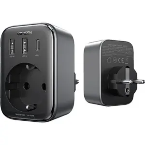 Prelungitor EU UGREEN, 30W, Negru