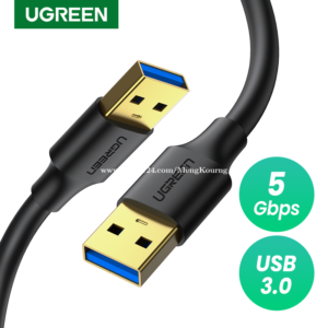 Cablu Date Ugreen US128 USB3.0 to USB3.0, 0.5m, Black