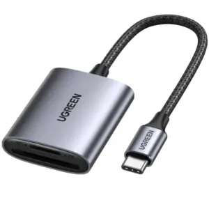 Cititor de carduri USB-C, UGREEN CM401, Gri