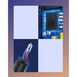 Adaptor audio receptor auto Bluetooth 5.0 UGREEN CM309, asociere maxima 2 dispozitive, Gri