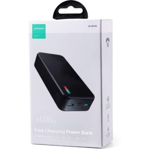 Acumulator Extern Joyroom Dazzling Series 30000mAh, 22.5W LED, 2xUSB, Type-C, Micro-USB Negru