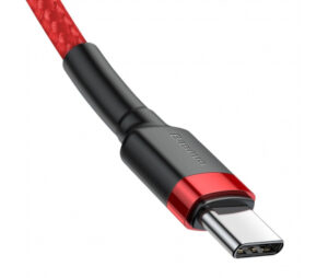 Cablu de date Baseus, CATKLF-H09, USB Type-C Pd, 2 m, Rosu