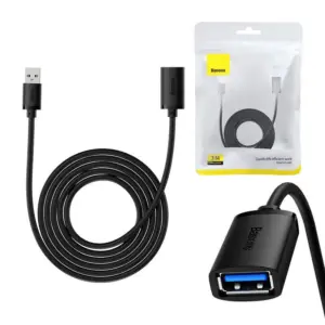 Cablu, Baseus, USB 3.0, 3 m, Negru