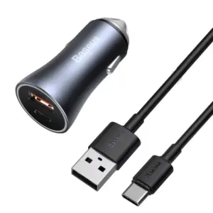 Incarcator Auto USB si Type-C Baseus