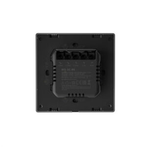 Comutator de perete inteligent WiFi Sonoff Smart cu 3 canale negru (M5-3C-86)