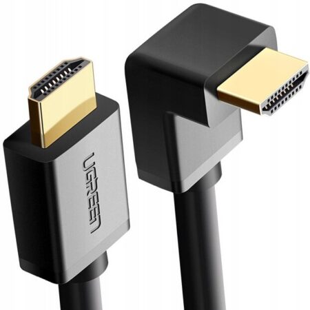 Cablu unghi Ugreen HDMI 4K UHD pentru televizor, monitor