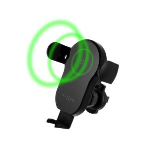 Suport auto CD256 Ugreen pentru SmartPhone, fixare grila ventilatie, incarcare Qi Wireless 15W, pozitionare telefon vertical sau orizontal, Negru