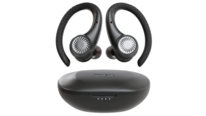 Casti Audio Wireless Stereo Earbuds, Over Ear, Waterproof, Bluetooth 5.2, Control Touch, 65 ore, Piscina, Biker, Sport Extrem, Gym, Jogging, Tribit Move Budes H1 - Black