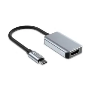 Adaptor video TECH-PROTECT UltraBoost, USB-C tata - HDMI mama, 4K, 60Hz, Aluminiu, Gri