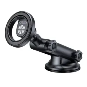 SUPORT AUTO TECH-PROTECT N53 MAGNETIC, DASHBOARD MOUNT, COMPATIBIL MAGSAFE, ROTIRE 360 GRADE, NEGRU