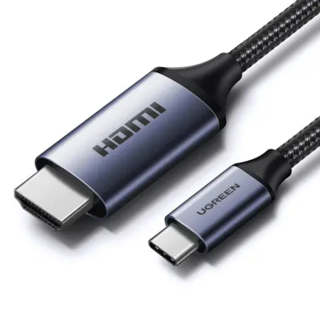 Cablu USB C - Hdmi 2.1 8K 60Hz 1.5M Ugreen Cm565, Gri
