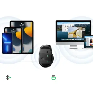 Mouse fara fir, UGREEN, 2,4 GHz, Negru