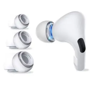 Set 3 dopuri Tech-Protect Ear Tips compatibil cu Apple AirPods Pro / Pro 2 White