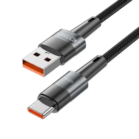 Cablu incarcare/transfer TECH-PROTECT UltraBoost USB/USB-C 50cm, 66W, 6A, Gri