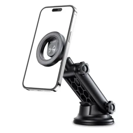 SUPORT AUTO TECH-PROTECT N53 MAGNETIC, DASHBOARD MOUNT, COMPATIBIL MAGSAFE, ROTIRE 360 GRADE, NEGRU