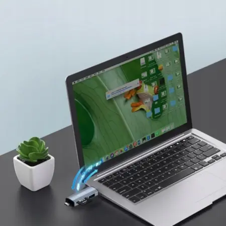 Card reader TECH-PROTECT UltraBoost, micro SD / SD, conectori USB