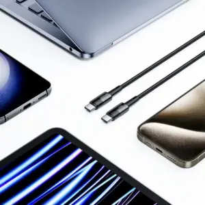 Cablu pentru incarcare si transfer de date TECH-PROTECT UltraBoost, 2x USB Type-C, PD 60W, 3A, 50cm, Gri