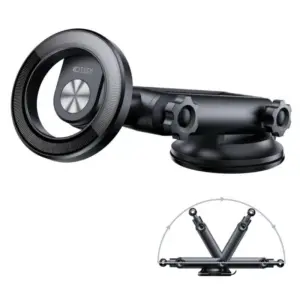 SUPORT AUTO TECH-PROTECT N53 MAGNETIC, DASHBOARD MOUNT, COMPATIBIL MAGSAFE, ROTIRE 360 GRADE, NEGRU