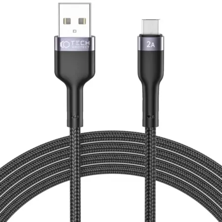 Cablu pentru incarcare si transfer de date TECH-PROTECT UltraBoost, USB/Micro-USB, 2.4A, 25cm, Negru