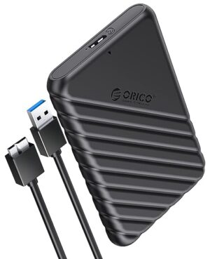Rack extern HDD si SSD 2.5 inch Orico, 5Gbps, 4TB, USB 3.0 micro tip B, SATA, cablu inclus, Albastru