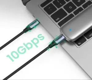 Cablu incarcare/transfer UGREEN US355, 2xUSB Type-C, 4K, 100W, 5A, 10Gbps, 1m, Negru