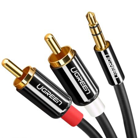 Cablu Universal Auxiliar Audio Stereo Ugreen Jack 3.5 Mm Tata - Tata - 2 M -3816040