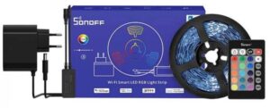 Banda LED RGB inteligenta Sonoff L2-Lite, Wi-Fi, Bluetooth