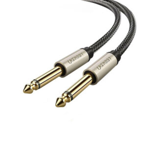 Cablu jack UGREEN AV128, 6,35 mm pentru TRS - 3m, Gri