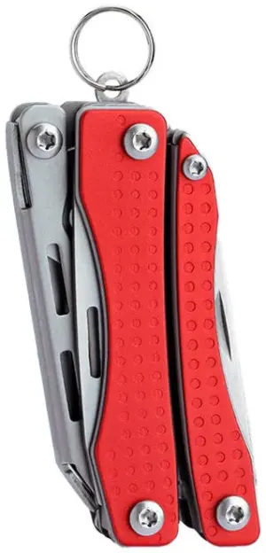 Doriti sa va echipati cu un set de instrumente de buzunar care sa va ajute in timpul activitatilor de zi cu zi si mai specializate? Nextool NE20051 este doar pentru tine! A fost echipat cu unelte precum clesti si surubelnite si accesorii practice precum deschizatoare de sticle si conserve. Multe posibilitati Instrumentul multifunctional Nextool va va oferi acces la multe dispozitive utile. Modelul NE20051 a fost echipat, printre altele, cu 2 tipuri de clesti si surubelnite, deschizatori de sticle si conserve sau foarfece (lista completa de instrumente in caietul de sarcini). Produsul va poate ajuta cu succes atat in activitatile de zi cu zi, cat si in cele mai specializate. Design compact Nextool NE20051 se bazeaza pe un design mic, compact. Datorita acestui lucru, il poti avea oricand cu tine - il poti pune chiar si in buzunar! Setul include si un inel special care va permite sa atasati instrumentul multifunctional la chei. Alegeti functionalitatea care va favorizeaza confortul! Specificatie: Producator Nextool Model NE20051 Numarul de instrumente 12 Instrumente disponibile Cleste cu varf / cleste clasic / taietor de cablu / pila de unghii / cutit / deschizator de sticle / deschizator de conserve / surubelnita plata / surubelnita Phillips / gaura pentru breloc / inel pentru chei / foarfece Material de baza 30Cr13 Culoare Rosu-argintiu Dimensiuni (produs pliat) 62 x 27 mm Balanta 78 g Specificatii CARACTERISTICI GENERALE Tip produs Set Tip cleste Multifunctional Culoare Rosu Brand: Nextool