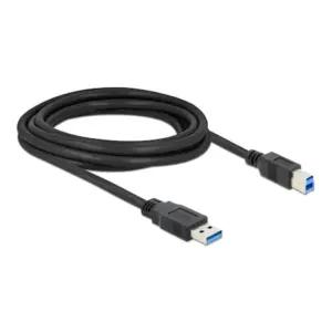 Cablu imprimanta USB 3.0 AB, UGREEN, 1m, Negru