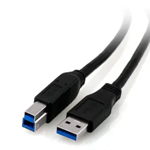 Cablu imprimanta USB 3.0 AB, UGREEN, 1m, Negru