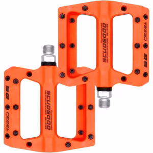 Pedale bicicleta Rockbros Nylon Portocaliu