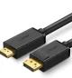 Cablu unidirectional Ugreen,DisplayPort la HDMI, 4K, 30 Hz, 1.5 m, Negru